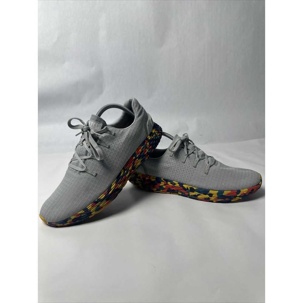 NOBULL Allday Gray Arctic Wild Marigold Ripstop Training Shoes Mens 9.5 Womens11